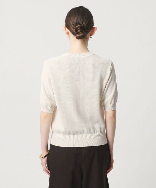 UNITED ARROWS / ユナイテッドアローズ ニット・セーター | クルーネック ベーシック ショートスリーブ ニット ‐ウォッシャブル‐ | 詳細6