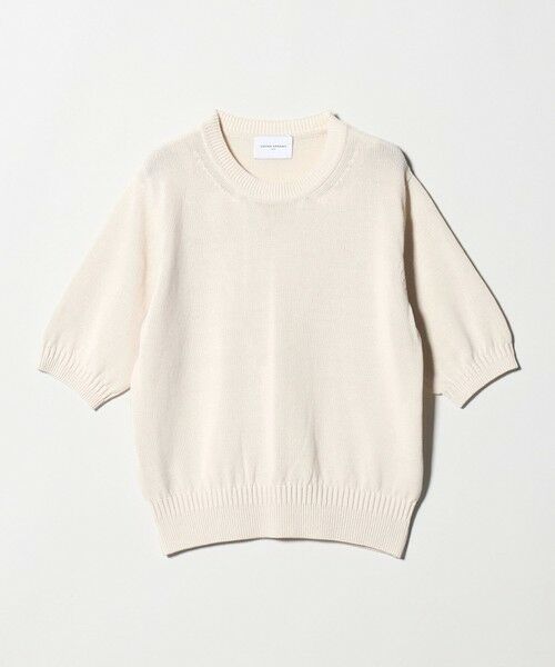 UNITED ARROWS / ユナイテッドアローズ ニット・セーター | クルーネック ベーシック ショートスリーブ ニット ‐ウォッシャブル‐ | 詳細7