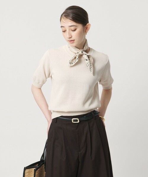 UNITED ARROWS / ユナイテッドアローズ ニット・セーター | クルーネック ベーシック ショートスリーブ ニット ‐ウォッシャブル‐ | 詳細2