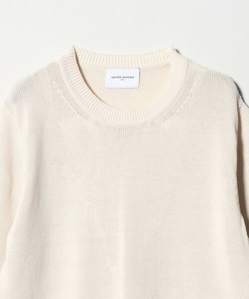 UNITED ARROWS / ユナイテッドアローズ ニット・セーター | クルーネック ベーシック ショートスリーブ ニット ‐ウォッシャブル‐ | 詳細8