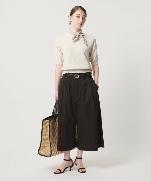 UNITED ARROWS / ユナイテッドアローズ ニット・セーター | クルーネック ベーシック ショートスリーブ ニット ‐ウォッシャブル‐ | 詳細3
