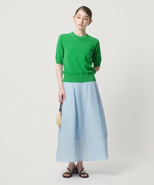 UNITED ARROWS / ユナイテッドアローズ ニット・セーター | クルーネック ベーシック ショートスリーブ ニット ‐ウォッシャブル‐ | 詳細11