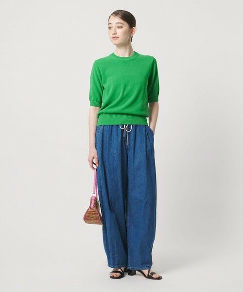 UNITED ARROWS / ユナイテッドアローズ ニット・セーター | クルーネック ベーシック ショートスリーブ ニット ‐ウォッシャブル‐ | 詳細13