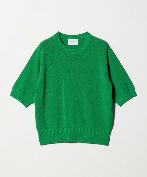 UNITED ARROWS / ユナイテッドアローズ ニット・セーター | クルーネック ベーシック ショートスリーブ ニット ‐ウォッシャブル‐（KELLY）