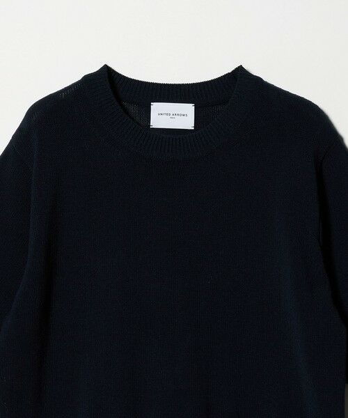 UNITED ARROWS / ユナイテッドアローズ ニット・セーター | クルーネック ベーシック ショートスリーブ ニット ‐ウォッシャブル‐ | 詳細6