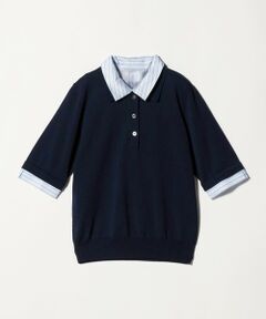 UNITED ARROWS / ユナイテッドアローズ ニット・セーター | ポロコンビ 4WAY ニット ‐ウォッシャブル‐