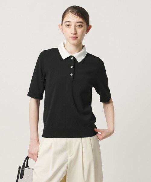 UNITED ARROWS / ユナイテッドアローズ ニット・セーター | ポロコンビ 4WAY ニット ‐ウォッシャブル‐ | 詳細2