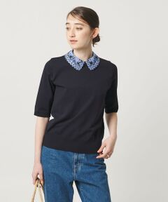 UNITED ARROWS / ユナイテッドアローズ ニット・セーター | レディー フラワー ビジュー ニット