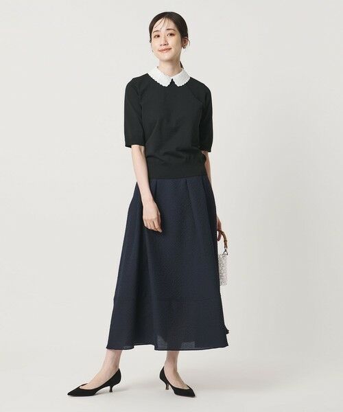 UNITED ARROWS / ユナイテッドアローズ ニット・セーター | レディー フラワー ビジュー ニット | 詳細2