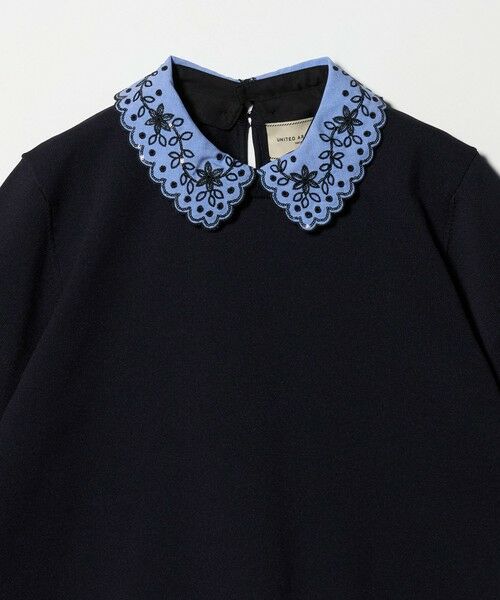 UNITED ARROWS / ユナイテッドアローズ ニット・セーター | レディー フラワー ビジュー ニット | 詳細15
