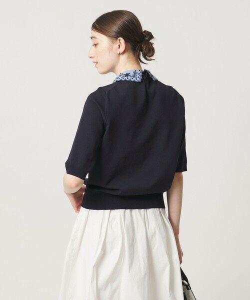 UNITED ARROWS / ユナイテッドアローズ ニット・セーター | レディー フラワー ビジュー ニット | 詳細8