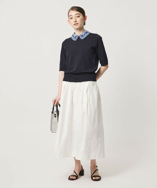 UNITED ARROWS / ユナイテッドアローズ ニット・セーター | レディー フラワー ビジュー ニット | 詳細9