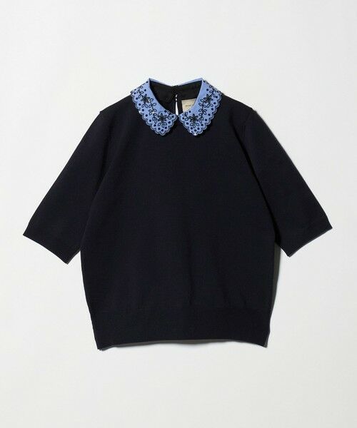 UNITED ARROWS / ユナイテッドアローズ ニット・セーター | レディー フラワー ビジュー ニット | 詳細13