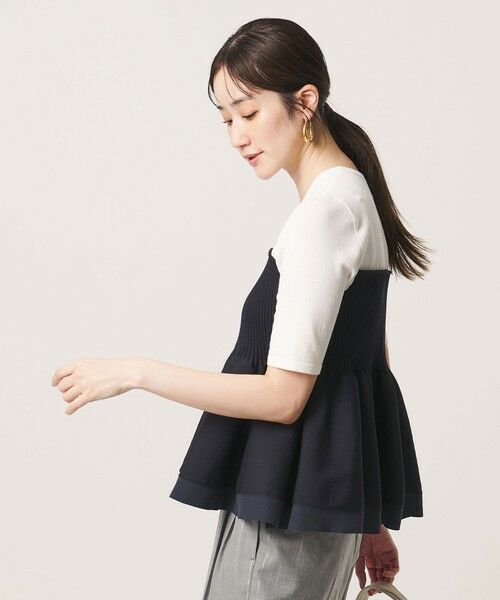 UNITED ARROWS / ユナイテッドアローズ ニット・セーター | ビスチェ コンビ ニット ‐ウォッシャブル‐ | 詳細17