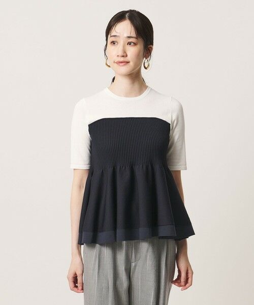 UNITED ARROWS / ユナイテッドアローズ ニット・セーター | ビスチェ コンビ ニット ‐ウォッシャブル‐ | 詳細19