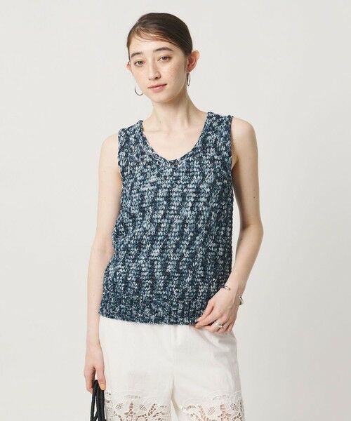 UNITED ARROWS / ユナイテッドアローズ ベスト | カラーミックス ニット ベスト | 詳細11