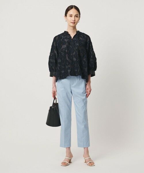 UNITED ARROWS / ユナイテッドアローズ シャツ・ブラウス | カット ジャガード ブラウス ‐ウォッシャブル‐ | 詳細1