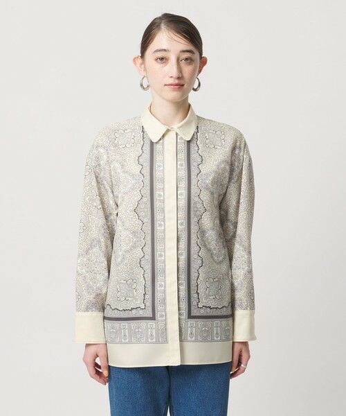 UNITED ARROWS / ユナイテッドアローズ シャツ・ブラウス | スカーフ プリント シャツ ‐ウォッシャブル‐ | 詳細5