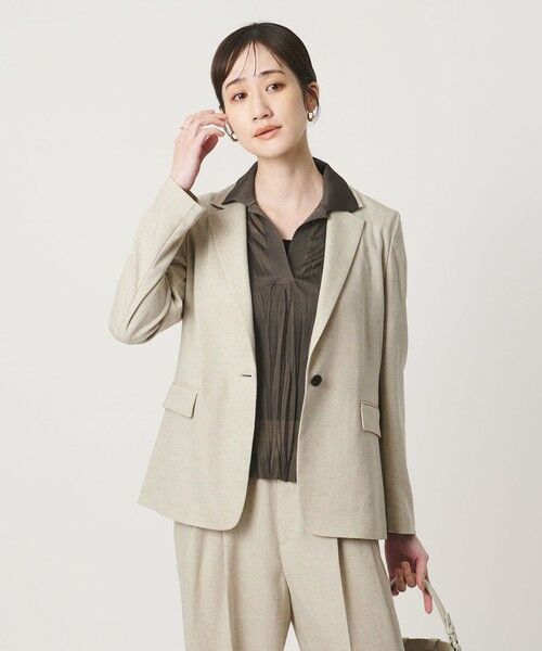 UNITED ARROWS / ユナイテッドアローズ テーラードジャケット | Spiree IAS テーラード ジャケット ‐UVカット 接触冷感 ウォッシャブル‐ | 詳細4