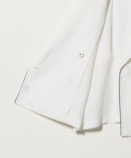 UNITED ARROWS / ユナイテッドアローズ テーラードジャケット | パイピング ドルマン ブラウス ジャケット ‐ウォッシャブル‐ | 詳細6