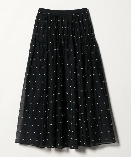UNITED ARROWS / ユナイテッドアローズ ミニ・ひざ丈スカート | 2トーン ドット ジャガード フレアスカート | 詳細4