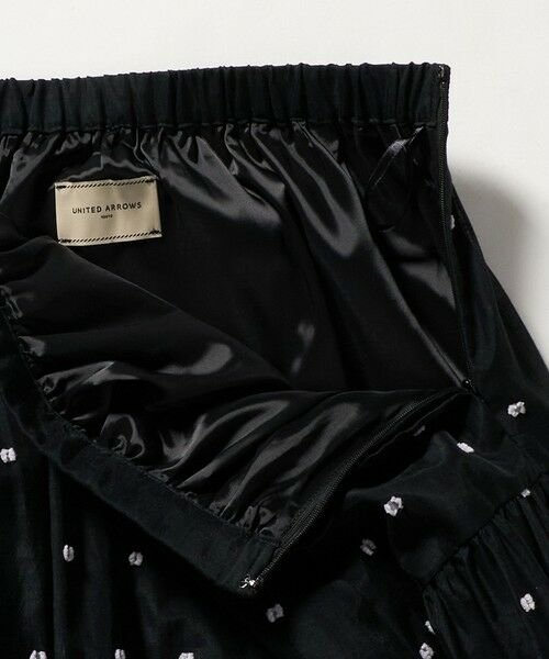 UNITED ARROWS / ユナイテッドアローズ ミニ・ひざ丈スカート | 2トーン ドット ジャガード フレアスカート | 詳細1