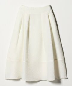 UNITED ARROWS / ユナイテッドアローズ ミニ・ひざ丈スカート | オーガンジー ジャガード フレアスカート ‐ウォッシャブル‐