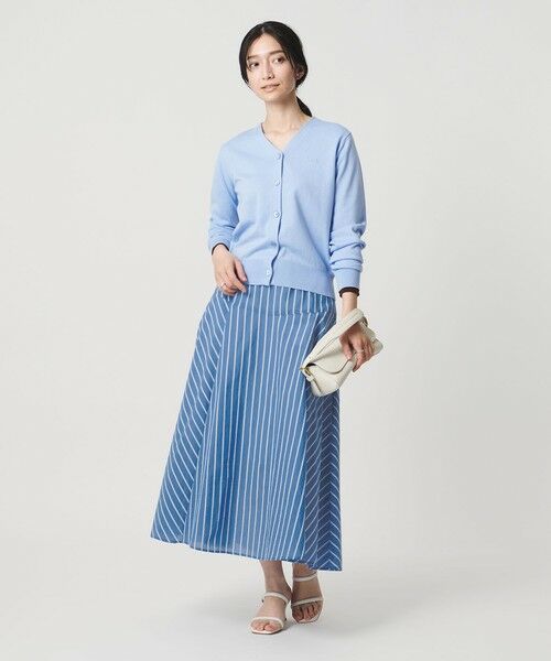 UNITED ARROWS / ユナイテッドアローズ ミニ・ひざ丈スカート | クリーン ストライプ マリンスカート | 詳細3