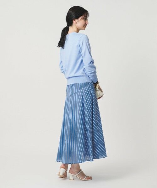 UNITED ARROWS / ユナイテッドアローズ ミニ・ひざ丈スカート | クリーン ストライプ マリンスカート | 詳細4