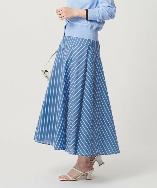 UNITED ARROWS / ユナイテッドアローズ ミニ・ひざ丈スカート | クリーン ストライプ マリンスカート（その他1）