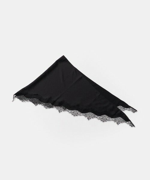 UNITED ARROWS / ユナイテッドアローズ ロング・マキシ丈スカート | スカーフ付き サテン レース コンビ スカート | 詳細28