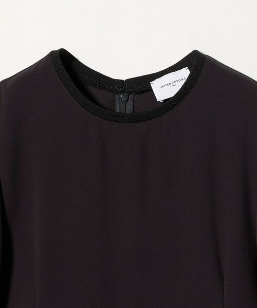 UNITED ARROWS / ユナイテッドアローズ ロング・マキシ丈ワンピース | COMFY ショートスリーブ ワンピース ‐防汚 UVカット ウォッシャブル‐ | 詳細4