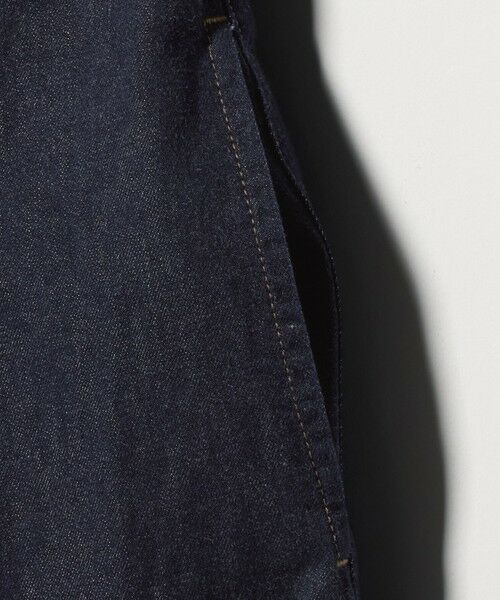 UNITED ARROWS / ユナイテッドアローズ ロング・マキシ丈ワンピース | ステッチ Vネック デニムワンピース | 詳細17