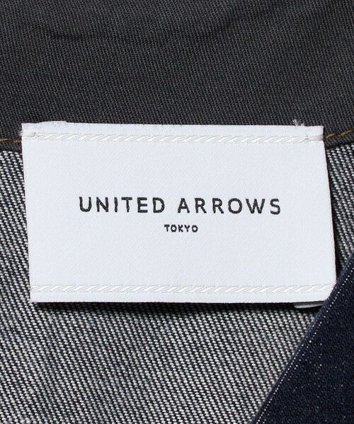 UNITED ARROWS / ユナイテッドアローズ ロング・マキシ丈ワンピース | ステッチ Vネック デニムワンピース | 詳細9