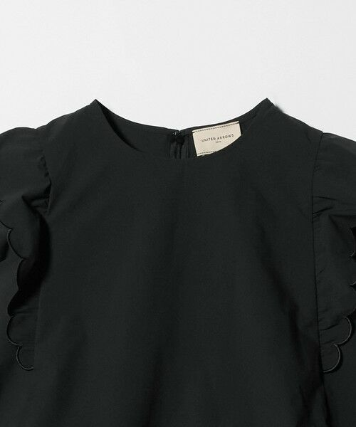 UNITED ARROWS / ユナイテッドアローズ サロペット・オールインワン | スカラップ フリル オールインワン パンツ ‐はっ水 UVカット 防しわ ウォッシャブル‐ | 詳細6