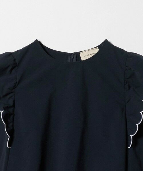 UNITED ARROWS / ユナイテッドアローズ サロペット・オールインワン | スカラップ フリル オールインワン パンツ ‐はっ水 UVカット 防しわ ウォッシャブル‐ | 詳細15