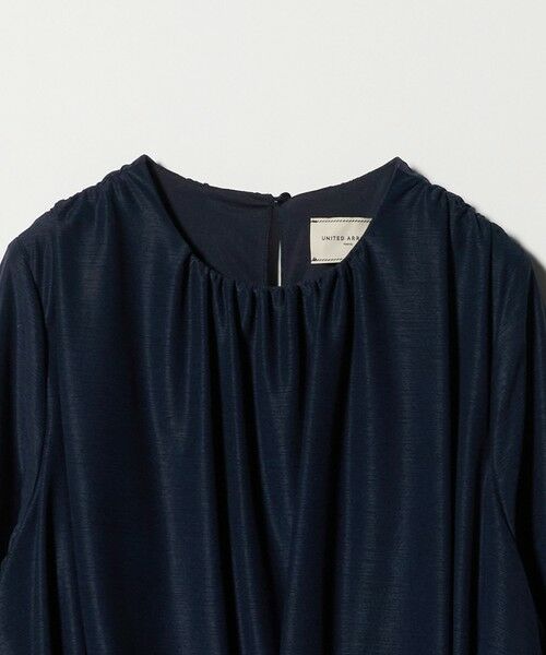UNITED ARROWS / ユナイテッドアローズ ロング・マキシ丈ワンピース | ギャザー ドレープ ワンピース ‐ウォッシャブル‐ | 詳細2
