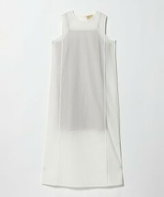UNITED ARROWS / ユナイテッドアローズ ロング・マキシ丈ワンピース | シアー レイヤード ノースリーブ ワンピース