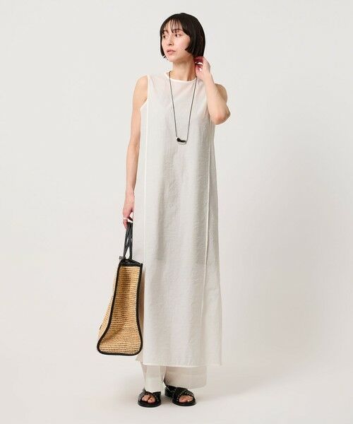 UNITED ARROWS / ユナイテッドアローズ ロング・マキシ丈ワンピース | シアー レイヤード ノースリーブ ワンピース | 詳細2
