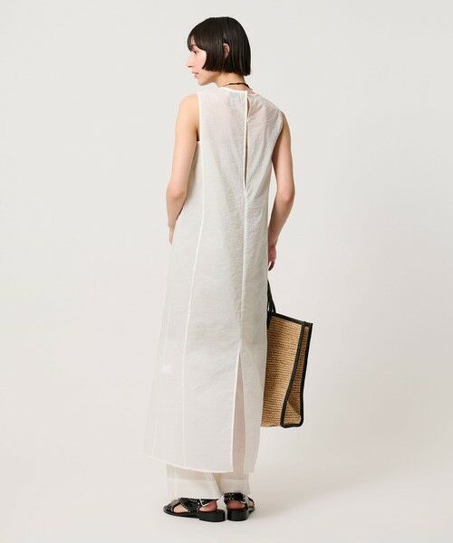 UNITED ARROWS / ユナイテッドアローズ ロング・マキシ丈ワンピース | シアー レイヤード ノースリーブ ワンピース | 詳細4