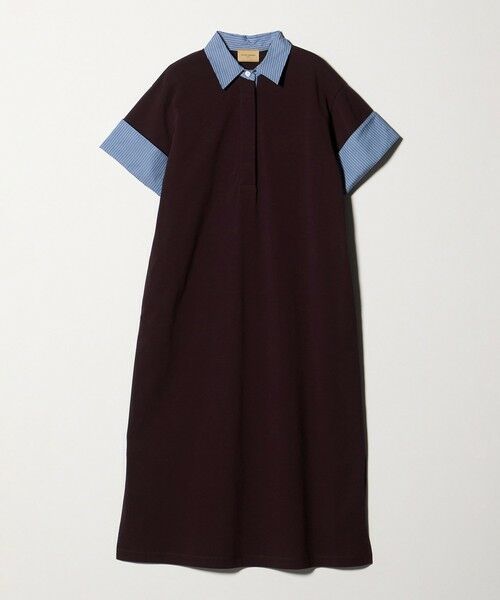 UNITED ARROWS / ユナイテッドアローズ ロング・マキシ丈ワンピース | ターン アップ ワンピース（WINE）