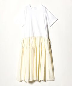 UNITED ARROWS / ユナイテッドアローズ ロング・マキシ丈ワンピース | カット コンビ ドッキング ワンピース