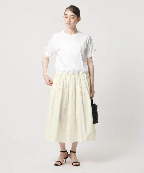 UNITED ARROWS / ユナイテッドアローズ ロング・マキシ丈ワンピース | カット コンビ ドッキング ワンピース | 詳細2