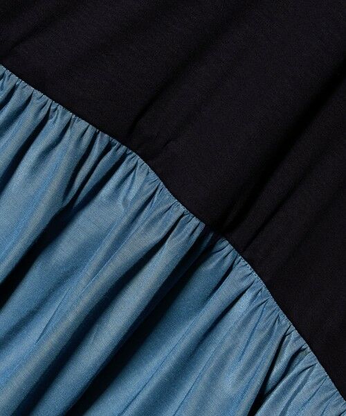 UNITED ARROWS / ユナイテッドアローズ ロング・マキシ丈ワンピース | カット コンビ ドッキング ワンピース | 詳細18