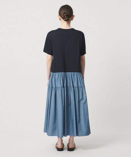 UNITED ARROWS / ユナイテッドアローズ ロング・マキシ丈ワンピース | カット コンビ ドッキング ワンピース | 詳細19