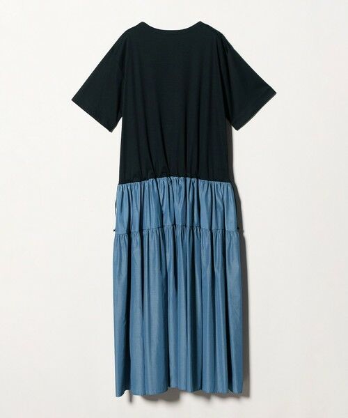 UNITED ARROWS / ユナイテッドアローズ ロング・マキシ丈ワンピース | カット コンビ ドッキング ワンピース | 詳細15