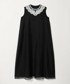 UNITED ARROWS / ユナイテッドアローズ ロング・マキシ丈ワンピース | オーガンジー レース ワンピース