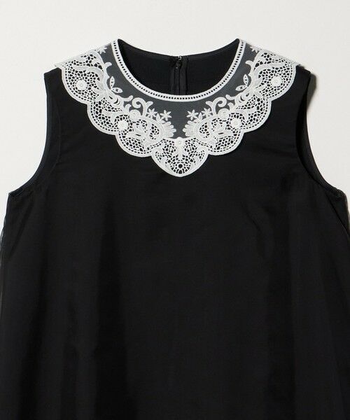 UNITED ARROWS / ユナイテッドアローズ ロング・マキシ丈ワンピース | オーガンジー レース ワンピース | 詳細1