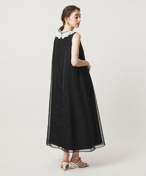 UNITED ARROWS / ユナイテッドアローズ ロング・マキシ丈ワンピース | オーガンジー レース ワンピース | 詳細3