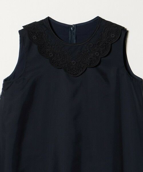 UNITED ARROWS / ユナイテッドアローズ ロング・マキシ丈ワンピース | オーガンジー レース ワンピース | 詳細4